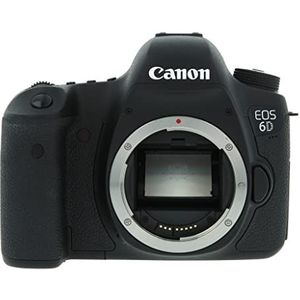 Canon EOS 6D SLR-Digitalkamera (20,2 MP, 7,6cm (3 Zoll) Display, DIGIC 5+, WLAN und GPS) nur Gehäuse schwarz