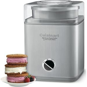 CUISINART ICE-30BCP1 ijsmachine, 60 W, 1,23 liter, roestvrij staal, zilverkleurig