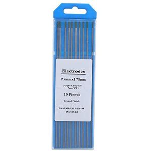 10Pcs TIG Tungsten Elektrode WP Groene Tip Naalden Lassen Accessoires 2.4 X 175Mm