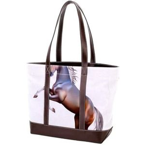 Laptop Tote tas met gouden sterren Print, dragen schoudertassen Casual Canvas Business Werk Tote tas Aktetas voor Computer School Office