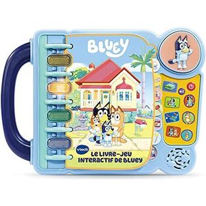 VTech — Bluey — Mijn interactieve boek, educatief boek voor kinderen, Bluey Toy — 3/7 jaar oud — Versie FR