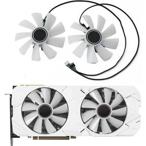 2 stuks/set RTX2080 GPU-koeler grafische kaartventilatoren voor GALAX KFA2 RTX 2070 2080 SUPER 8GB EX witte videokoelventilator(WHITE)