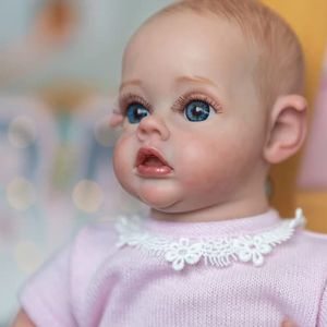 LONIAN 30,5 cm Mini Handy Pop Bebe Pop Reborn Baby Hoge Kwaliteit Collectible Art Pop (Blauwe ogen)