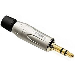 Amphenol 30361236 KS3P-AU jack connector 3,5 mm stekker, recht stereo zilver 1st