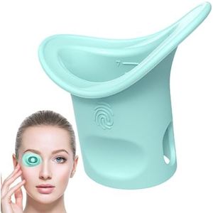 Oogspoelbeker, veilige siliconen oogspoeloplossing, draagbaar, niet-irriterend badreinigingsbeker, oogspoelreinigingsset voor eerstehulpsets, reizen en thuisgebruik