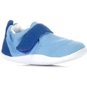 Bobux XP Go Organic Sky Blue Prime babyschoenen om te kruipen en te lopen, maten 19 tot 22, Blauw, 20 EU