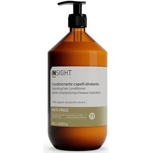 Insight Anti-kroes vochtverzorging, 900 ml, lichte en hydraterende conditioner om dof en dof uiterlijk van kroeshaar tegen te gaan, glazen verpakking