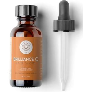 Vitamine C Serum Dark Spot Corrector voor gezicht, met hyaluronzuur en vitamine E, Brightening Dark Spot Corrector Serum Pure Body Naturals