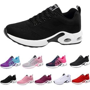 Orthopedische schoenen voor dames, lichtgewicht antislip sportschoenen met luchtkussen, Zwart B, 38 EU