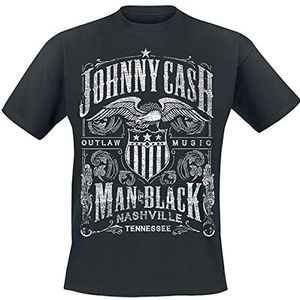 Cash, Johnny Outlaw Music T-shirt zwart XXL 100% katoen Band merch, Bands