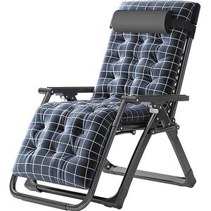 Ligstoel Zonneligstoel Ligstoelen Liggende Klapstoel, In 2 Standen Verstelbaar, Loungestoel Met Kussen En Kussen Voor Binnen En Buiten Ligstoel Opvouwbaar Tuinligstoel (Color : A)