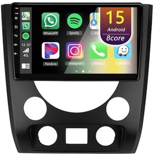 Android Radio voor SsangYong Rexton 2012-2017, 9 inch Touchscreen Autoradio met Wireless CarPlay Android Auto Bluetooth WIFI(8Core(6+128GB))