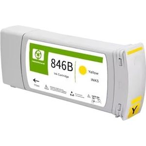 Compatibel met H-*0P 846B met volledige pigmentinkt for PgeWide XL 8000-printer(1Pcs-846B-Yellow)