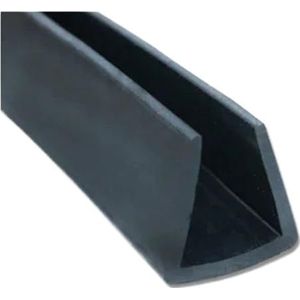 Rubberen glasafdichtingsstrip, zwarte rubberen U-vormige afdichtingsstrip for mechanische randafwerking in de auto, metalen hoekbeschermingsschild 1 stuk (20 mm x 30 mm x 1 meter)(15MMX15MMX4METERS)
