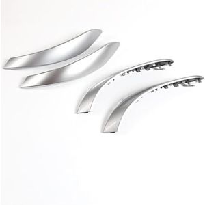 Auto interieurdeurgrepen Voor BMW 3 4 3GT-serie 2013-2018 F30 316d 318d 320d F31 320i 325d Binnendeurgreep Buitengreep Afdekkap(Sliver 4PCS)