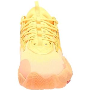 adidas Unisex Trae Young 3 Low Trainers Sneaker, Acid Orange/Spark/Preloved Scarlet, 5.5 US Men