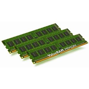Kingston Valueram werkgeheugen 3GB DDR3 (1333MHz, CL9, DIMM, 3x 1GB) Kit