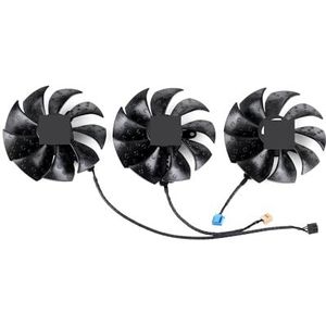 87MM PLD09220S12H Koelventilator voor EVGA RTX 3070 3080 TI 3090 FTW3 ULTRA Grafische Kaart(Black 3-Fan)