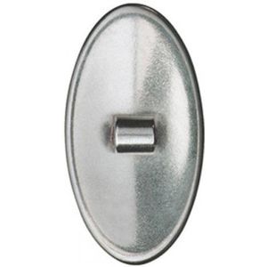 Titanium neuspad (allergievrij) om te schroeven, 13 mm, 2 stuks (1 paar)