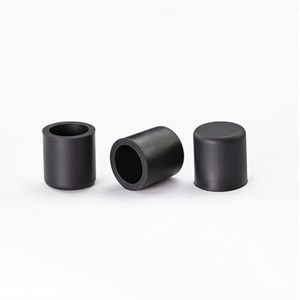Zwart 3mm-9.7mm Siliconen Rubber Ronde Caps Bescherming Pakking Stofafdichting End Cover Caps for Pijp Bout meubels (Grootte : 6.7mm-20pcs)