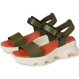 Sorel Dames kinetische impact Y-riem hoge sandaal, Utility groen/parelmoer, 10 UK, Utility Groen Parelmoer, 43 EU