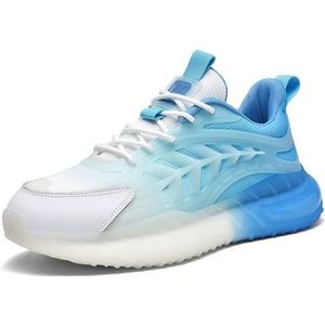 Mode sneakers trainingsschoenen for heren dames, ultralichte outdoor casual sportschoenen ademende antislip loopschoenen (Color : Blue, Size : 37 EU)