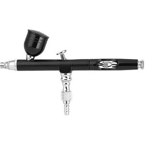 Dual Action Airbrush Pen Gemakkelijk te gebruiken Foundation Make-up Hydraterende Zuurstofinjector Make-up Reizen Schoonheidsverzorging Spuitpistool,Precisiecontrole(Part A Black)