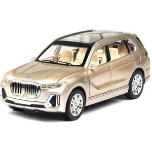 LUgez Schaal Diecast Auto 1:24 Voor BMW X7 SUV Legering Auto Model Diecasts Voertuigen Metalen Auto Model Geschikt Voor Collectible Model Voertuig (Kleur: C)