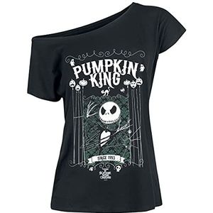 The Nightmare Before Christmas Jack Skellington - Pumpkin King T-shirt zwart M