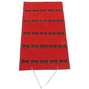 Vilten hoofdband, duurzaam, om op te hangen, voor 25 rasters, voor meisjes (rood)