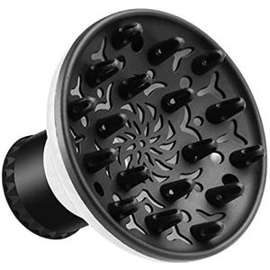 Haardroger Diffuser voor krullend en golvend haar wit, 16,5 x 15 cm