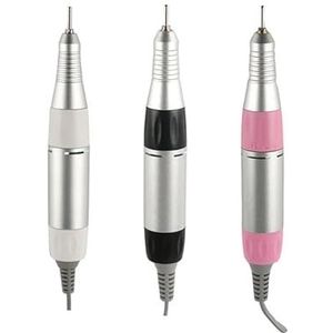 Elektrische Nagelboormachine 35000 RPM Roestvrij Staal Nail Art Boor Penhandvat Professionele Nagelvijlen Salon Tool 3 Kleur Keuze(Black)