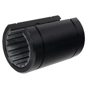 Open lineaire lager van technische kunststof, zelfsmerende busschuifregelaar LM-10OP LM-12OP LM-16-50OP(bruin, J1-LM16 16 x 28 x 37 mm)