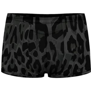 Luipaard Print Dierlijke Huid Heren Boxer Slips Sexy Shorts Mesh Boxers Ondergoed Ademend Onderbroek Thong