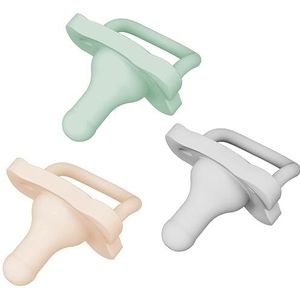 Dr. Brown's HappyPaci 100% siliconen fopspeen 0-6m, 3-Pack