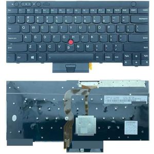 Russisch Spaans Latijns Thais toetsenbord voor Thinkpad T430 T430S T530 W530 X230 X230I Tablet L430 L530(US NoBacklit Point)