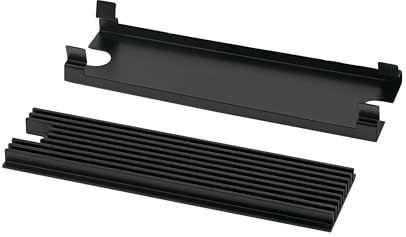 Thermal Grizzly - NVMe M.2 SSD Radiator - Zwart - Heatsink - Inclusief 2 Warmtekussens