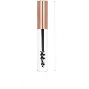10ML Zwarte Lege Mascara Flessen Met Hervulbare Mascara Buis Trechters Pipetten Wimper Crème Container Fles Met Borstel-Rose goud