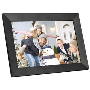 8 Inch Smart WiFi Fotolijst Digitale Fotolijst Fotoalbum IPS Touchscreen 1280 * 800 Foto 1080P Video 16GB Opslag Eenvoudig delen(Black 8 Inch)