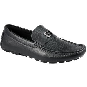 GUESS Heren Alsto Driving Style Loafer, Zwart 001, 41.5 EU