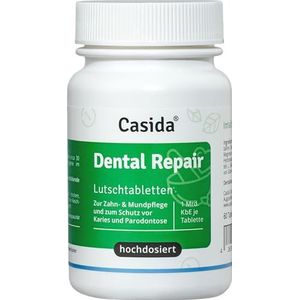 Dental Repair zuigtabletten - bescherming tegen cariës, parodontose, slechte adem en tandvleesontsteking - hoge dosering: min. 1 miljard kbE - veganistisch - 60 stuks