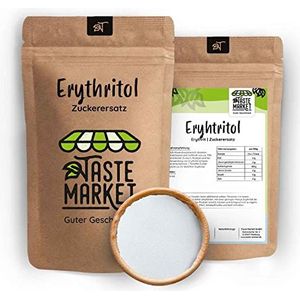 500 g erythritol maatselectie, suikervervanging, erythritol, lage carb, calorievrij, instelbaar (500 g)