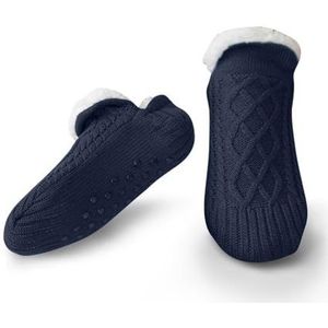 HIKOO DAILY Mannen Schoenen Winter Warme SlippersPluche Man Slippers Vrouwen Laarzen Dikker Slaapkamer Schoenen, Een Kleur 5, 46-48(30 CM)