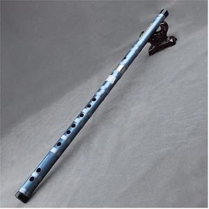 Bamboe Dwarsfluit Geschikt Voor Beginners Elegante blauwe bamboefluit Klassieke Chinese stijl houtblazers muziekinstrument (Color : C)
