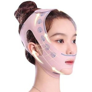 Herbruikbaar V-Line Lifting Masker, ademend en comfortabel, V-lijn, face-lifting-band, dubbele kin en kaaklijn, comfortabel en verstelbaar ontwerp