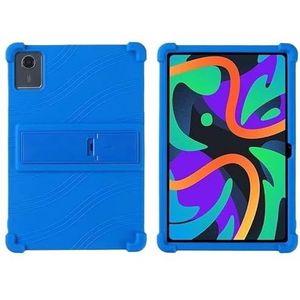 Tablethoes geschikt for Lenovo Xiaoxin Pad 2024 TB331FC /Tab M11 TB330FU 11inch siliconen standaardhoes schokbestendige behuizing(Dark blue,For Xiaoxin Pad 11 2024)