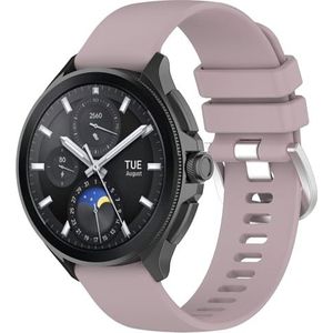 GIOPUEY Band compatibel met Xiaomi Watch 2 Pro, zachte siliconen horlogeband, vervanging van het bandje [slijtvast] [ademend] - paars