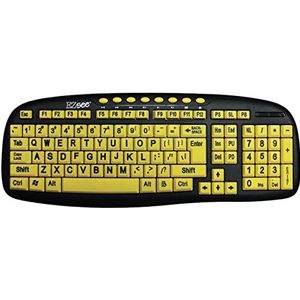 Ergoguys EZsee Multi-Media Keyboard USB QWERTY Engels - toetsenborden (standaard, bekabeld, USB, QWERTY)