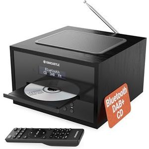 Oakcastle DAB400 - DAB/DAB+ Radio - Mini-stereo-installatie - 40 W - Bluetooth 5.0