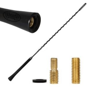 HEYNER Autoradio Antenne AM/FM Bee Sting Dak Mast L 55cm Zwart Past Toyota Yaris